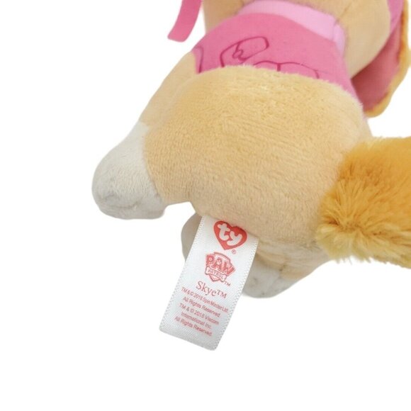 Ty Beanie Boos Paw Patrol Skye 6" Plush Pink Stuffed Animal Dog Puppy Tags Small - Picture 7 of 8